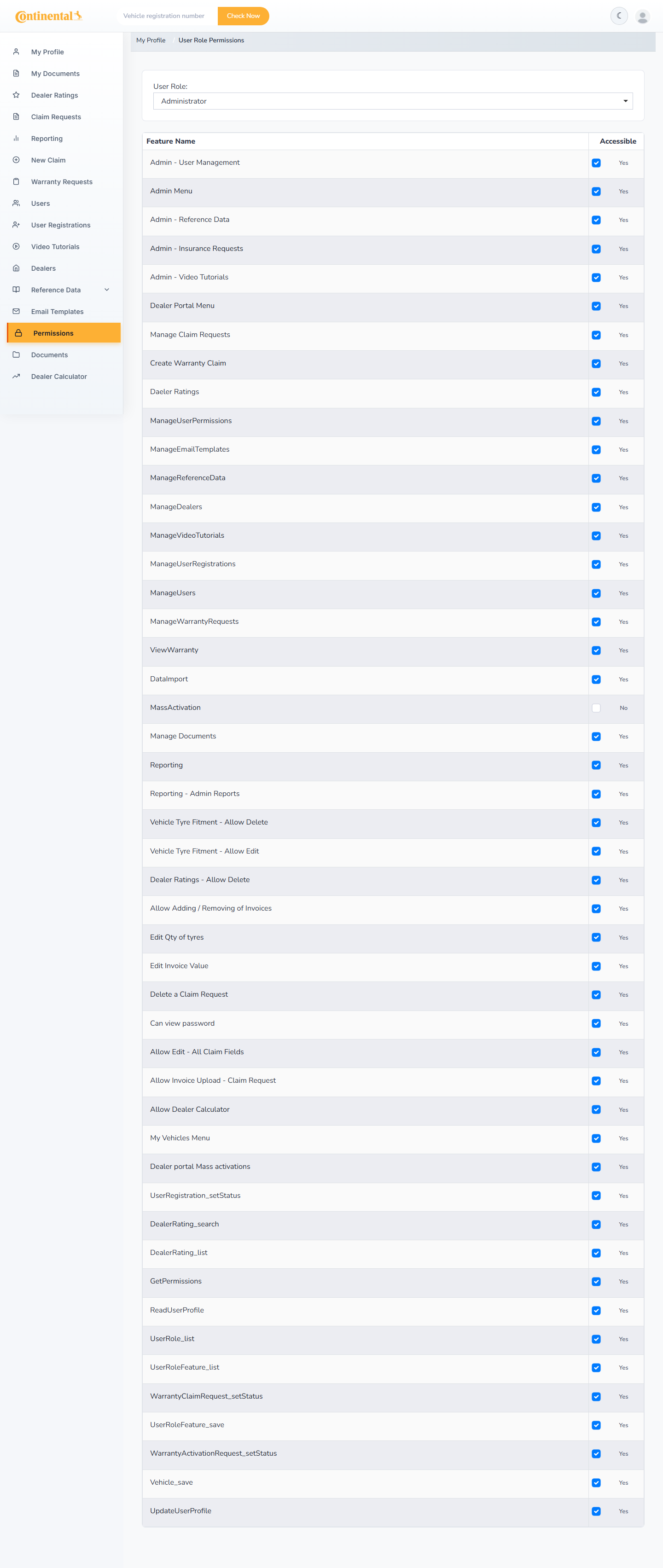 Permissions